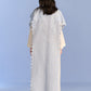 3D CUTWORK PANEL DRESS