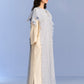 3D CUTWORK PANEL DRESS