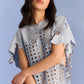 3D CUTWORK PANEL DRESS