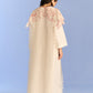 3D CUTWORK PANEL DRESS