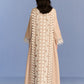 3D CUTWORK PANEL DRESS