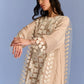 3D CUTWORK PANEL DRESS