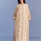 3D CUTWORK PANEL DRESS