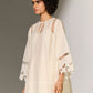 LACE CUTWORK A-LINE KAMEEZ