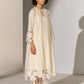 LACE CUTWORK A-LINE KAMEEZ