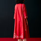 RED A-LINE KAMEEZ