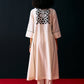 IVORY FLORAL A-LINE KAMEEZ