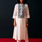 IVORY FLORAL A-LINE KAMEEZ