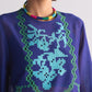 YOKE CUTWORK BLOUSE