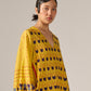 APPLIQUE' AND OUTLINE LONG DRESS