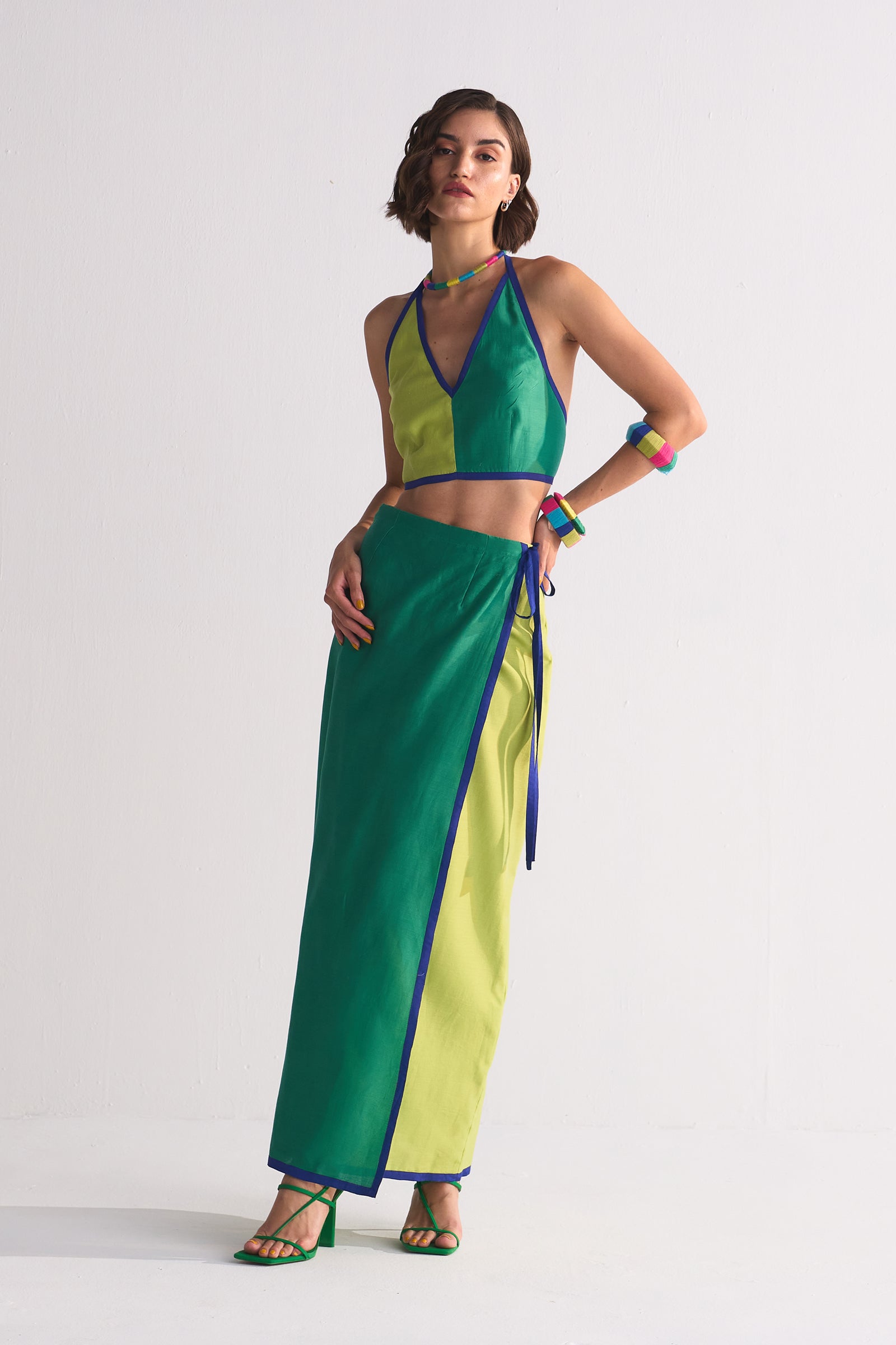 COLOUR BLOCKED BRALET