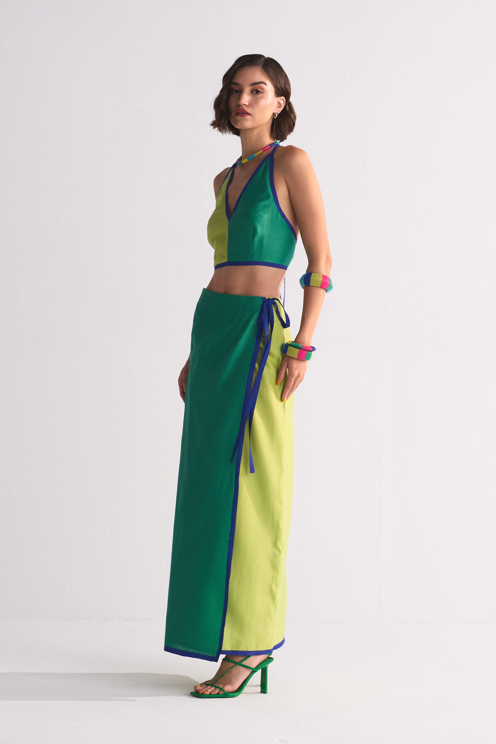 COLOUR BLOCKED BRALET