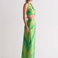 DIAGONAL DYED WRAP SKIRT