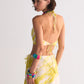 DIAGONAL DYED WRAP SKIRT