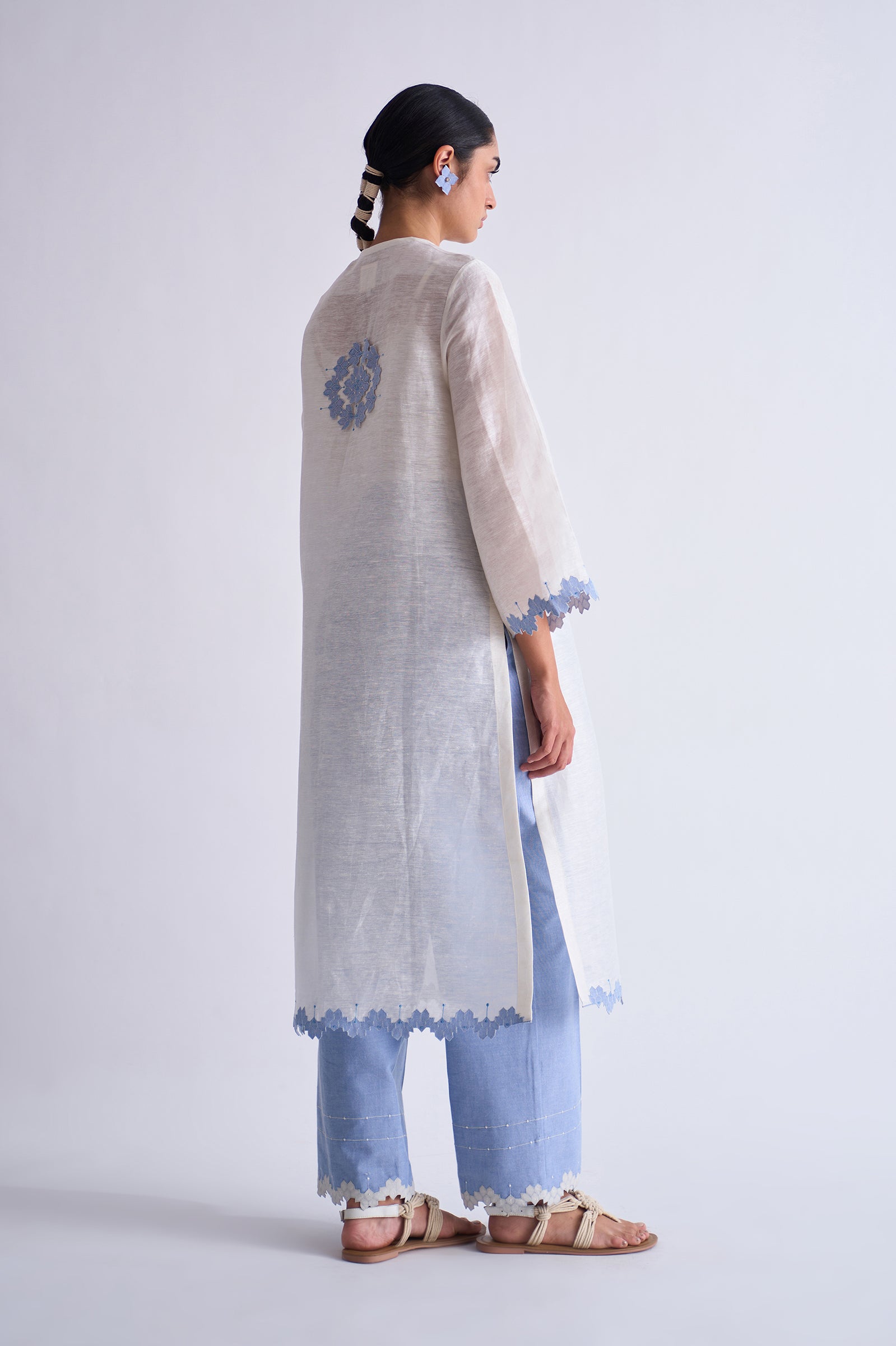 LINEN MILD ALINE KAMEEZ