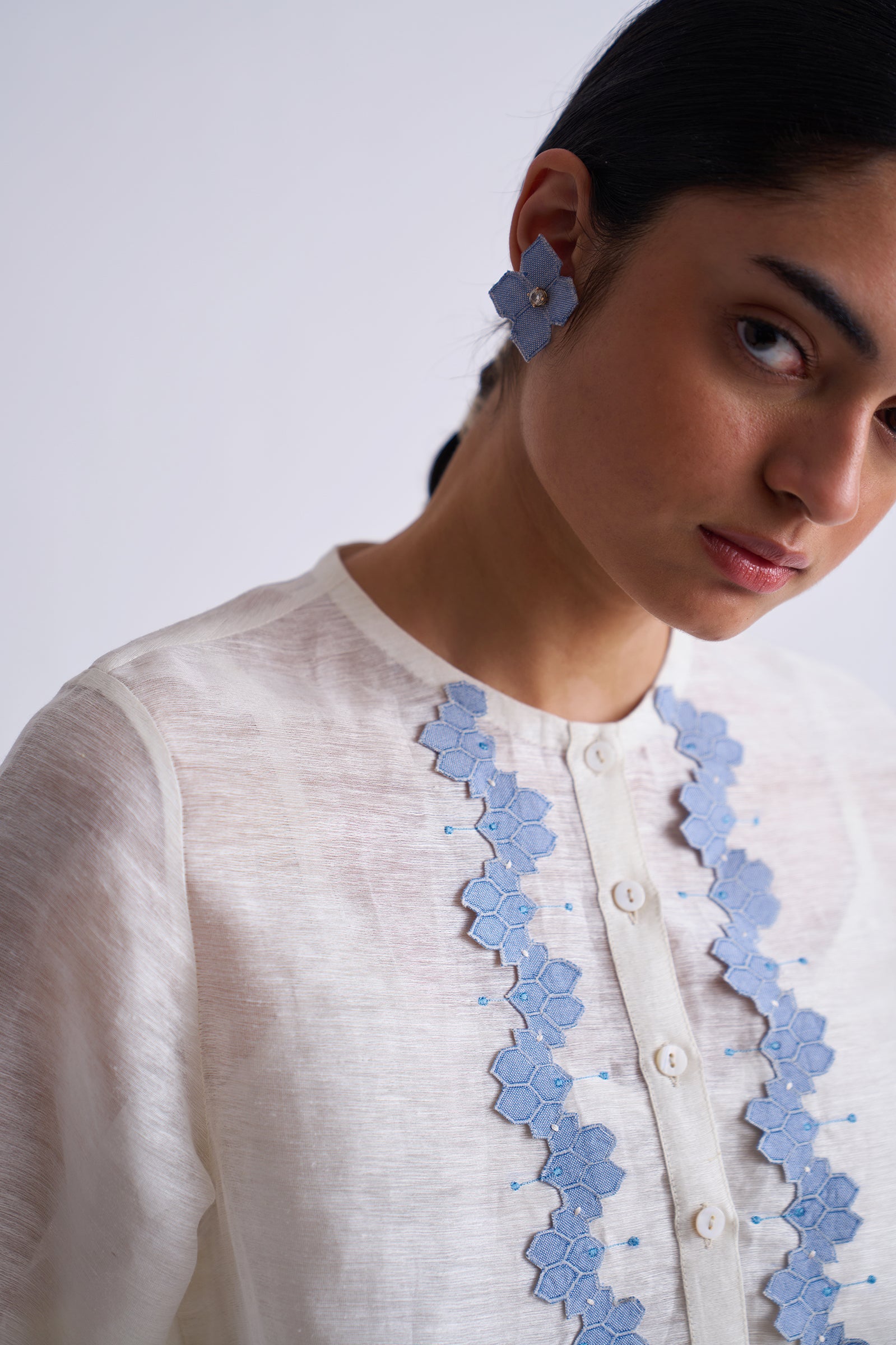 LINEN MILD ALINE KAMEEZ