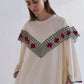 CAPE CUTWORK DRESS