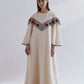 CAPE CUTWORK DRESS