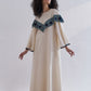 CAPE CUTWORK DRESS