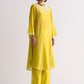 FLORAL NECK APPLIQUE' AND CUTWORK KAMEEZ