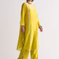 FLORAL NECK APPLIQUE' AND CUTWORK KAMEEZ