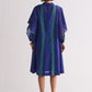 REVERSE COLLAR APPLIQUE' DRESS