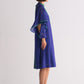 REVERSE COLLAR APPLIQUE' DRESS