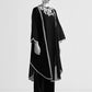FLORAL NECK APPLIQUE' AND CUTWORK KAMEEZ
