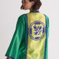 COLOUR BLOCKED APPLIQUE' AND CUTWORK JACKET