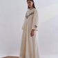 CENTER SLASH GATHER DRESS