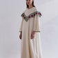 CAPE CUTWORK DRESS