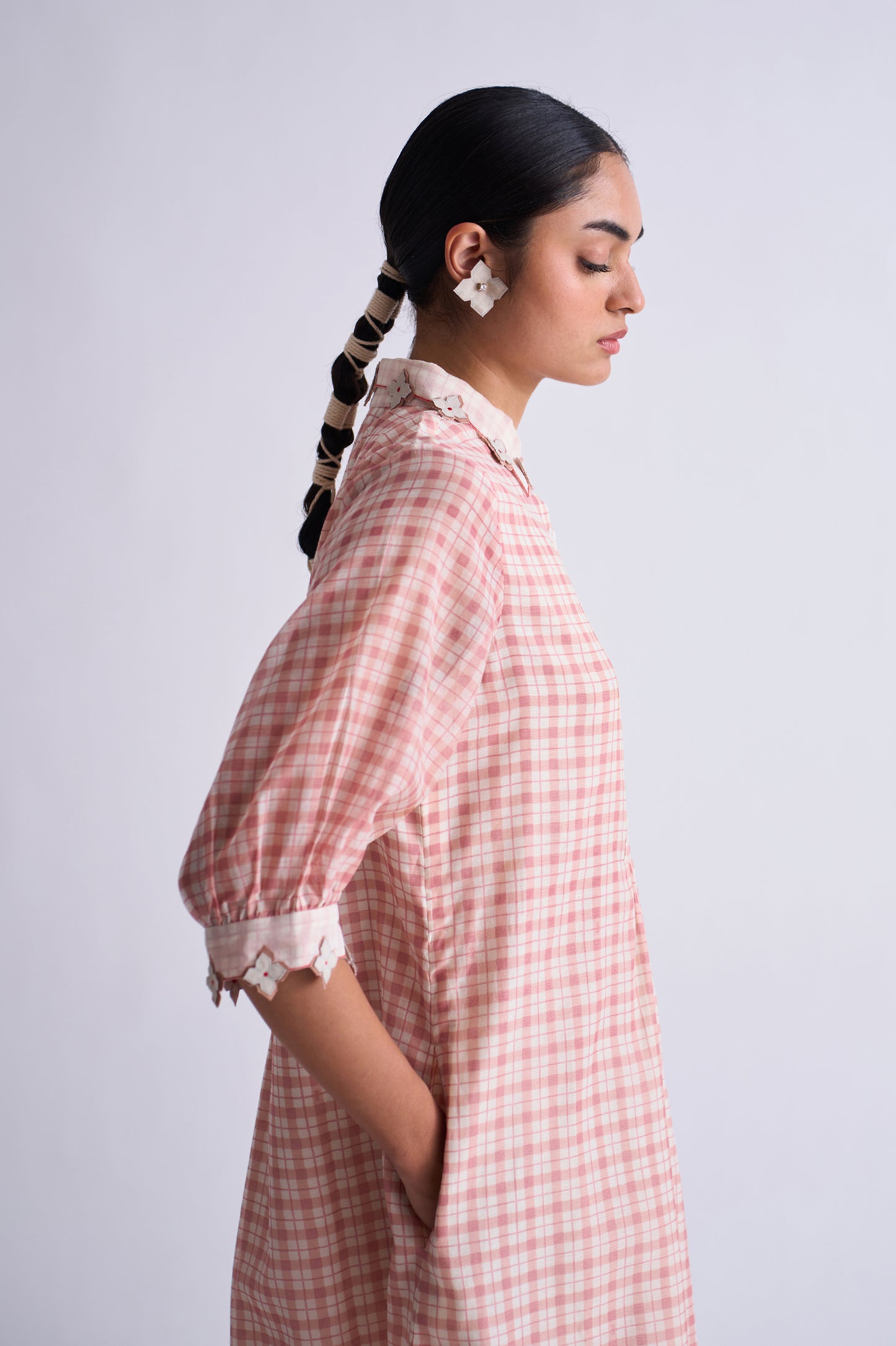 CENTER SLASH DRESS