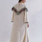 CAPE CUTWORK DRESS
