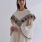CAPE CUTWORK DRESS