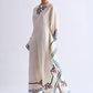 DRAPED PANEL DRESS