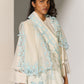 GEOMETRIC FLORAL CUTWORK DUPATTA IVR