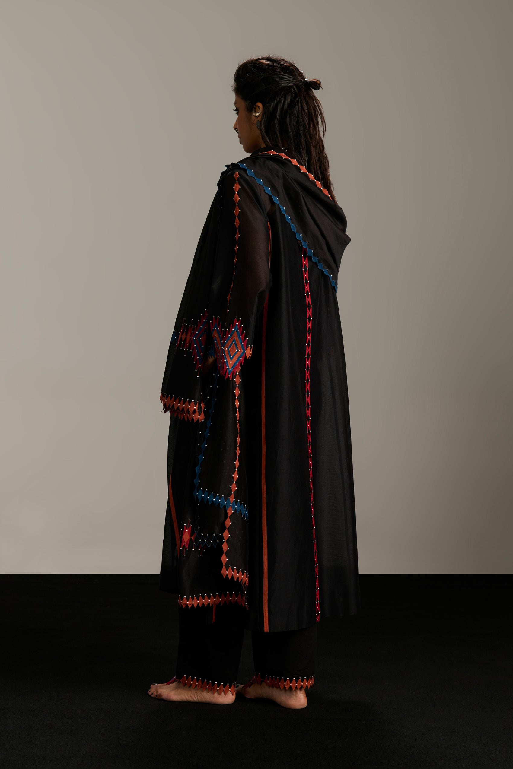 APPLIQUE' AND CUTWORK DUPATTA