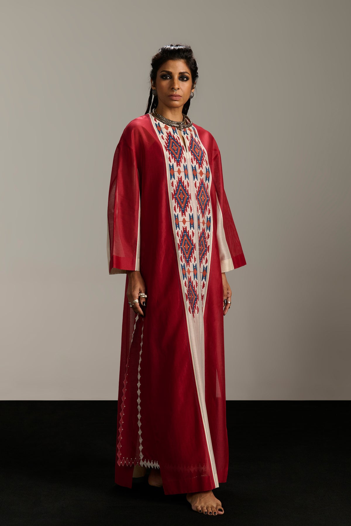 DROP SHOULDER DRESS