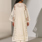 GEOMETRIC FLORAL CUTWORK DROP SHOULDER KAMEEZ IVR