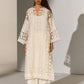 GEOMETRIC FLORAL CUTWORK DROP SHOULDER KAMEEZ IVR