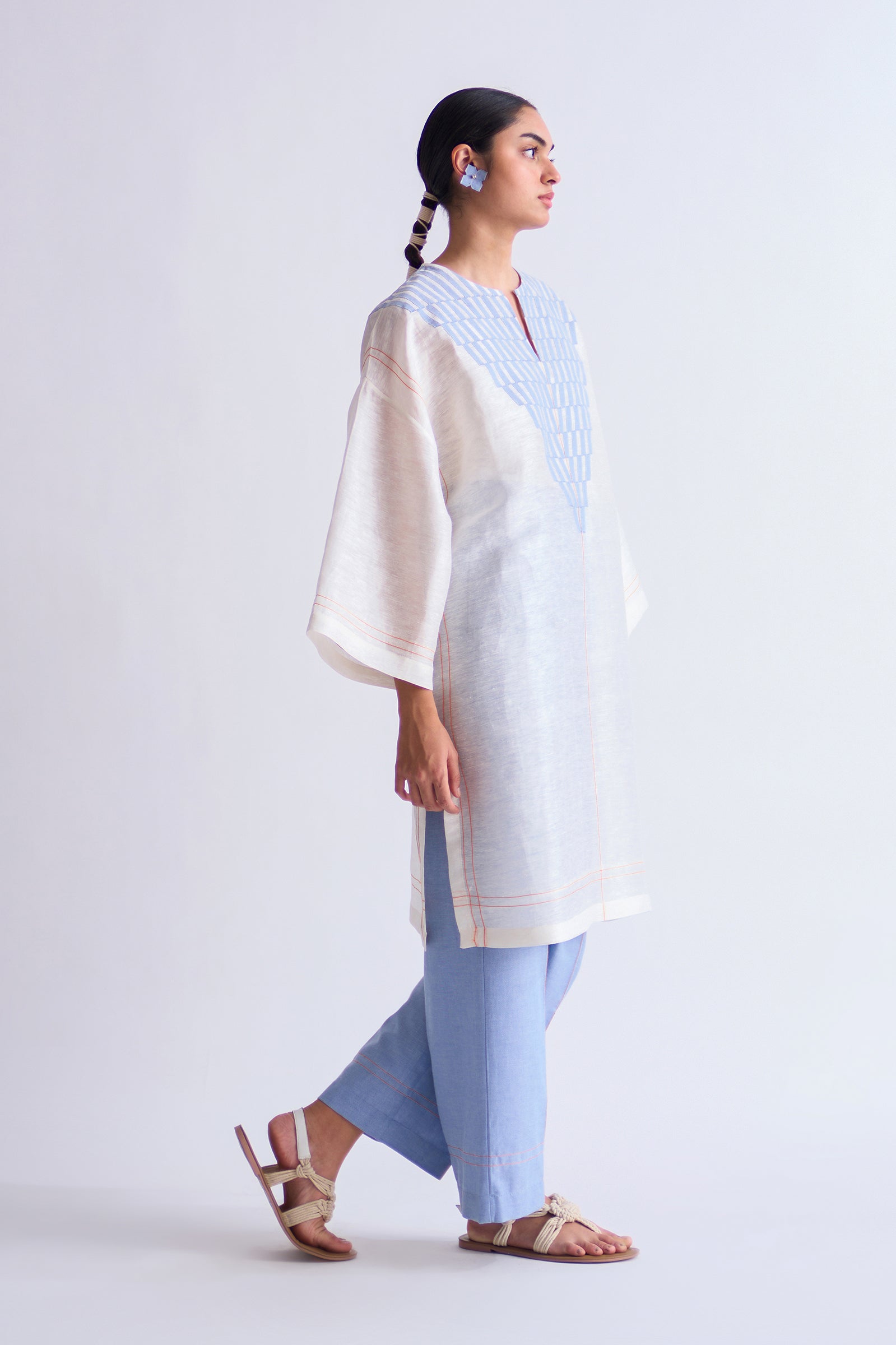 LINEN KAFTAN TUNIC