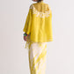 DROP SHOULDER SHIRT WITH NECK APPLIQUE'