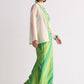 YOKE CUTWORK REVERSE COLLAR SHIRT