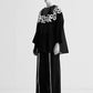 DROP SHOULDER SHIRT WITH NECK APPLIQUE'