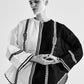 ROUND HEM COLOUR BLOCKED APPLIQUE' AND CUTWORK SHIRT