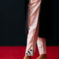 FLORAL APPLIQUE' PANTS