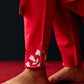 FLORAL APPLIQUE' PANTS