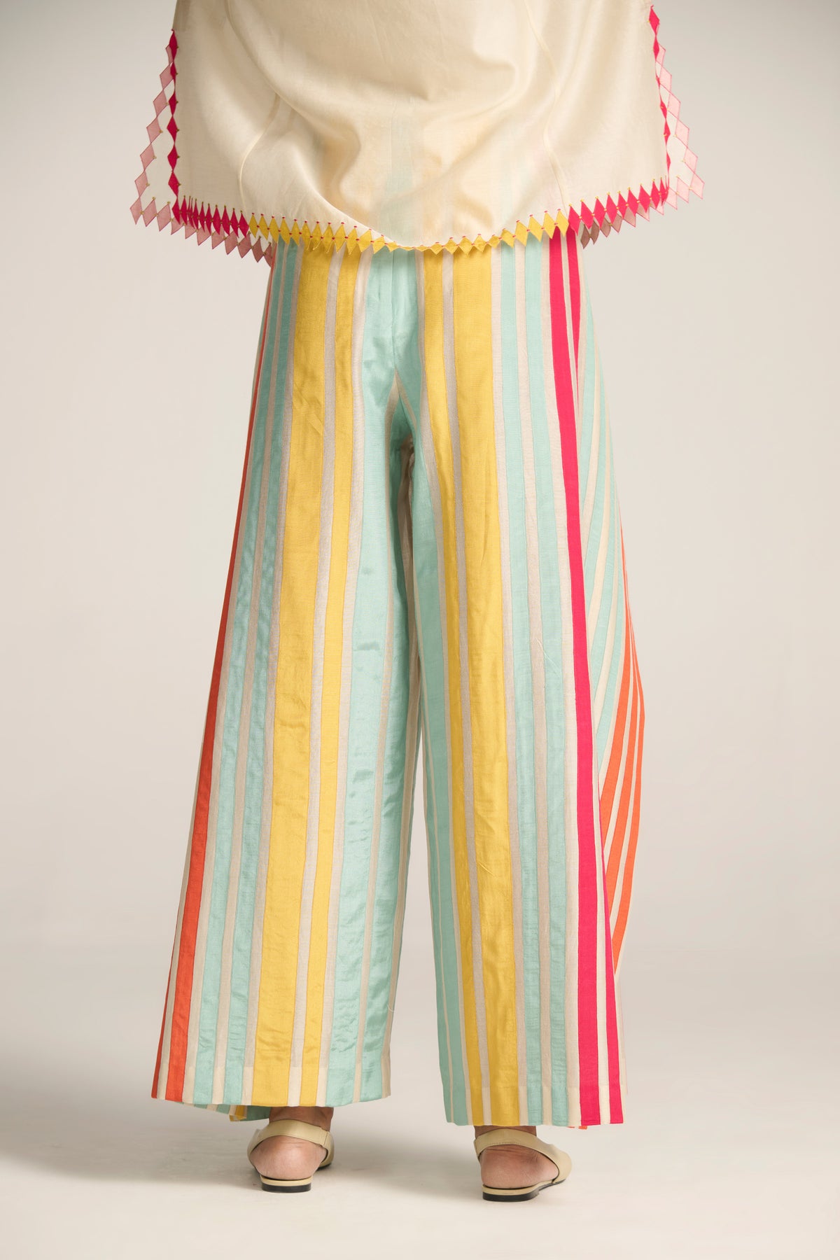 FRONT TIE PANTS