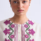 SIDE GATHER KAFTAN DRESS