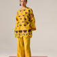 APPLIQUE' AND CUTWORK KAFTAN SHIRT